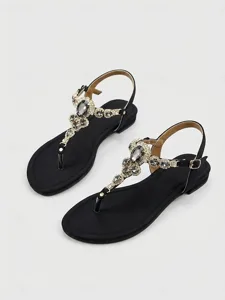 women-s-gold-crystal-flat-sandals-open-t-black-6