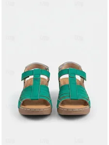 women-s-green-strappy-sandals-with-hook-default-2