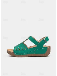 women-s-green-strappy-sandals-with-hook-default-3
