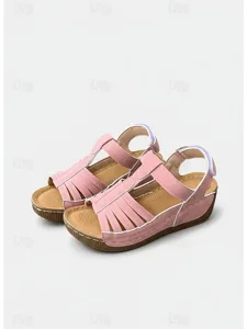 women-s-green-strappy-sandals-with-hook-pink-7