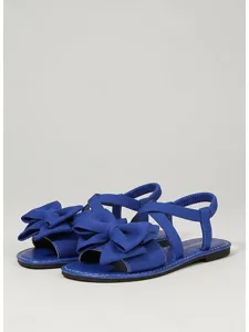 women-s-green-strappy-sandals-with-large-blue-13