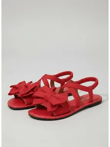 women-s-green-strappy-sandals-with-large-red-14