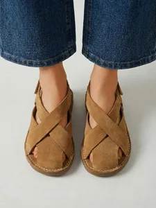 women-s-khaki-crisscross-strap-flat-sand-default-4