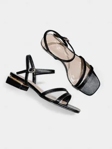 women-s-nude-flat-sandals-with-simple-st-black-9