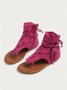 women-s-red-fringe-ankle-gladiator-sanda-rose-pink-6