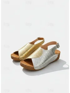 women-s-red-two-tone-wedge-sandals-arch-gold-8