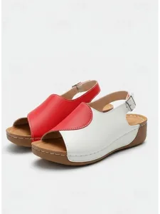 women-s-red-two-tone-wedge-sandals-arch-red-1