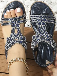 women-s-silver-embellished-flat-sandals-dark-blue-8