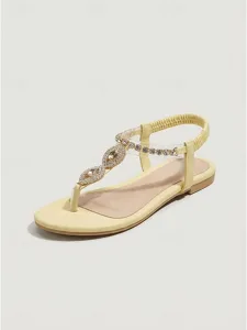 women-s-vibrant-yellow-flat-sandals-with-default-3
