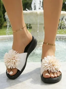 women-s-yellow-flat-sandals-flower-embel-beige-5