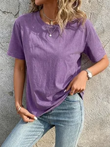 damen-100-baumwolle-t-shirt-baumwo-18120106-purpur-1