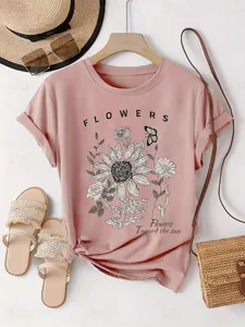damen-100-baumwolle-t-shirt-druck-15143283-rosa-6