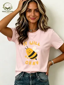 damen-100-baumwolle-t-shirt-druck-18046207-rosa-2