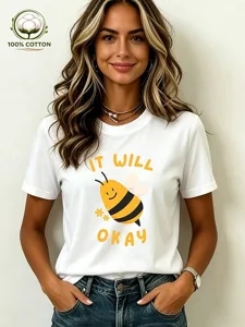 damen-100-baumwolle-t-shirt-druck-18046207-wei-3