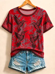 damen-100-baumwolle-t-shirt-druck-18896303-rote-1