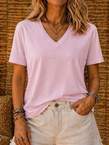 damen-100-baumwolle-t-shirt-t-shir-11191855-rosa-10
