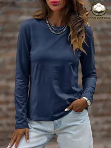 damen-100-baumwolle-t-shirt-t-shir-12360841-blau-12