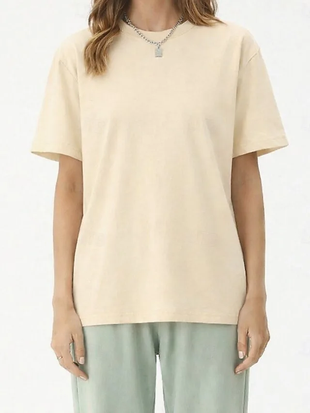 damen-100-baumwolle-t-shirt-tee-ei-18228715-aprikose-7