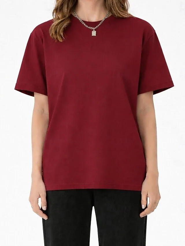 damen-100-baumwolle-t-shirt-tee-ei-18228715-wein-6