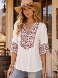 damen-bestickte-100-baumwollbluse-13522408-wei-1