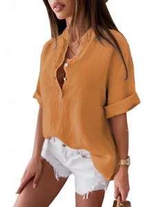 damen-bluse-baumwollhemd-knopfe-ei-12129835-gelb-5