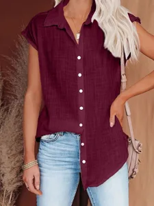 damen-bluse-baumwollhemd-knopfe-ei-17533210-wein-17
