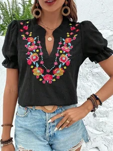 damen-bluse-bestickt-einfach-stilv-14951099-schwarz-1