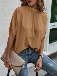 damen-bluse-chiffon-tops-einfach-s-18605784-braun-6