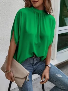 damen-bluse-chiffon-tops-einfach-s-18605784-grun-1