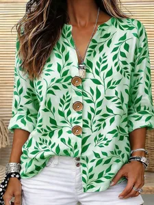 damen-bluse-druck-blumen-grafik-el-17490154-grun-2