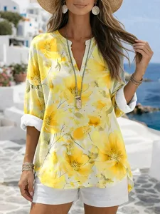 damen-bluse-druck-blumen-grafik-vi-12659789-gelb-2