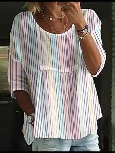 damen-bluse-druck-gestreift-stilvo-13698066-regenbogen-1