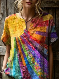 damen-bluse-druck-grafik-geometris-10758669-gelb-1