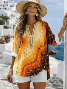 damen-bluse-druck-grafik-geometris-13941627-orange-1