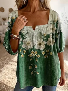 damen-bluse-druck-grafik-geometris-19817299-grun-3