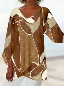 damen-bluse-druck-grafik-geometris-19905991-khaki-1