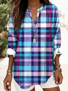 damen-bluse-druck-grafik-karomuste-18632691-purpur-1