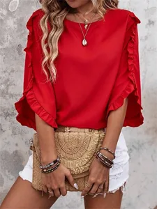 damen-bluse-einfarbig-elegant-tagl-11078716-rote-1