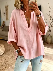damen-bluse-einfarbig-stilvoll-las-13378617-rosa-5