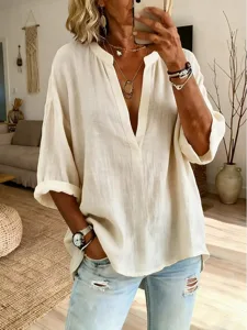 damen-bluse-einfarbig-stilvoll-las-13378617-wei-2