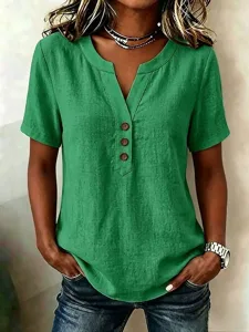 damen-bluse-einfarbig-vintage-stil-15740757-dunkelgrun-4