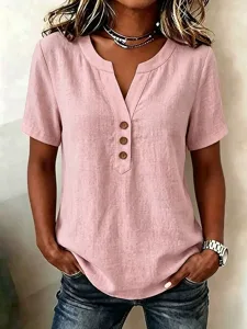 damen-bluse-einfarbig-vintage-stil-15740757-rosa-2