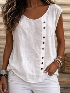 damen-bluse-einfarbig-vintage-stil-16996248-wei-1