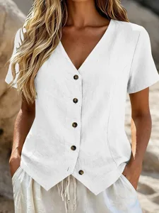 damen-bluse-einfarbig-vintage-stil-18239347-wei-2