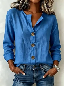 damen-bluse-einfarbig-vintage-stil-18957868-default-4