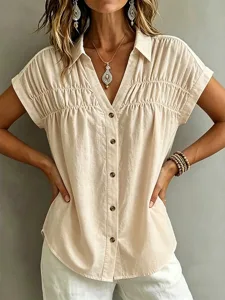 damen-bluse-einfarbig-vintage-stil-19520344-aprikose-6