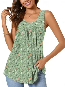 damen-bluse-gerafft-druck-blumen-a-18808194-hellgrun-1