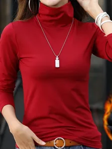 damen-bluse-gerafft-einfarbig-stil-16867473-wein-1