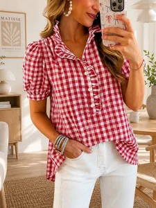 damen-bluse-grafik-karomuster-stil-13163807-rote-1