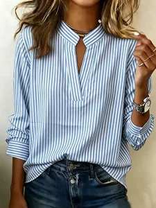 damen-bluse-grafik-karomuster-vint-14311315-blau-1